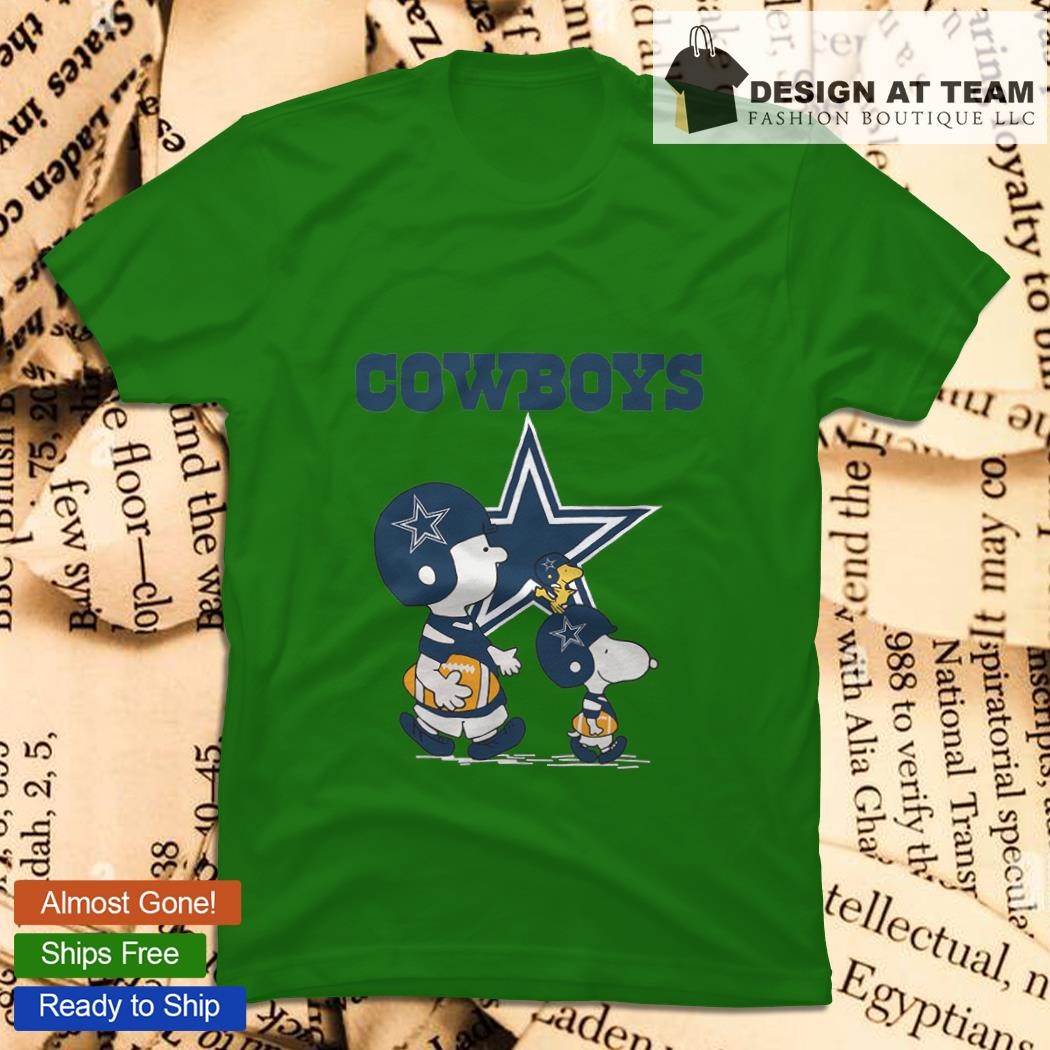 Nfl Dallas Cowboys Charlie Brown Snoopy Dallas Cowboys T-Shirt For Fans