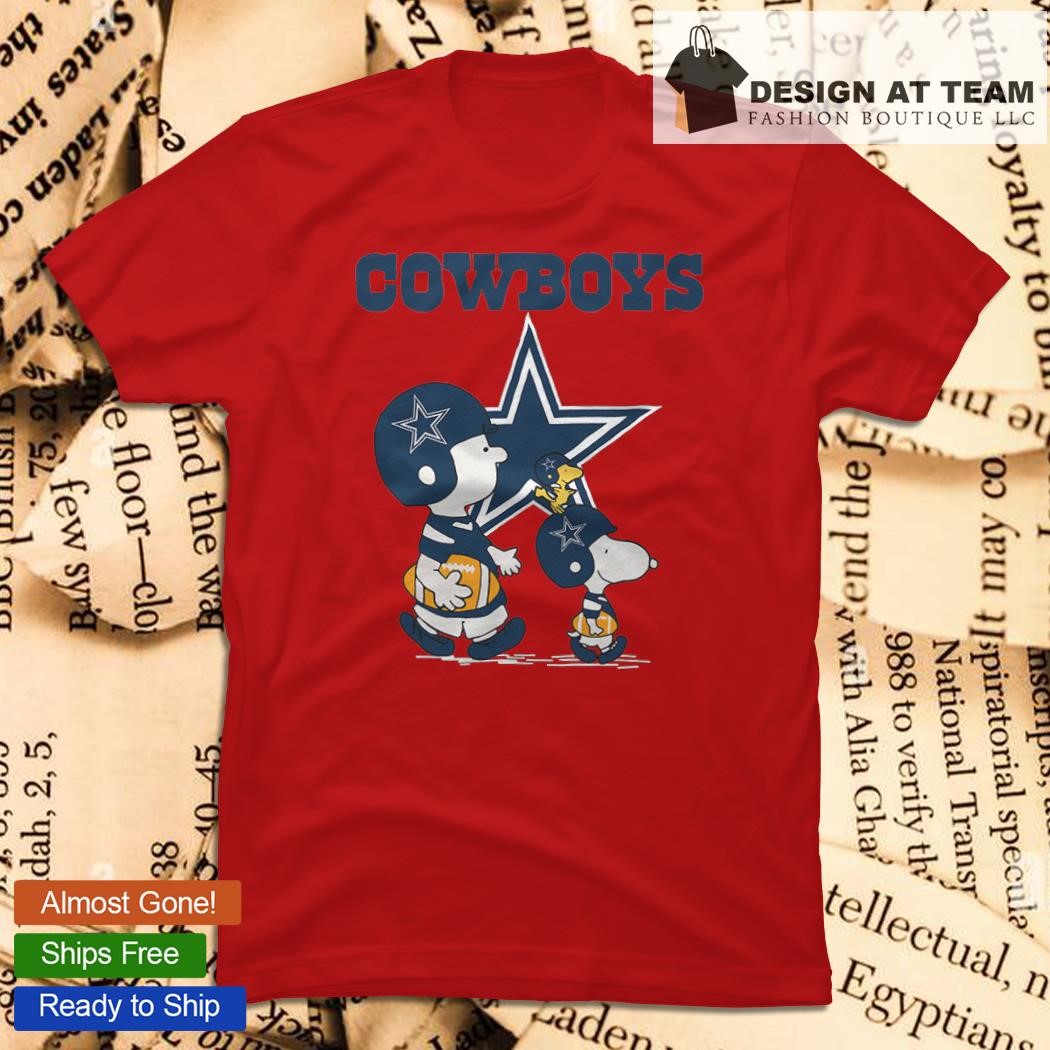 Snoopy and Charlie Brown Dallas Cowboys happy Halloween shirt