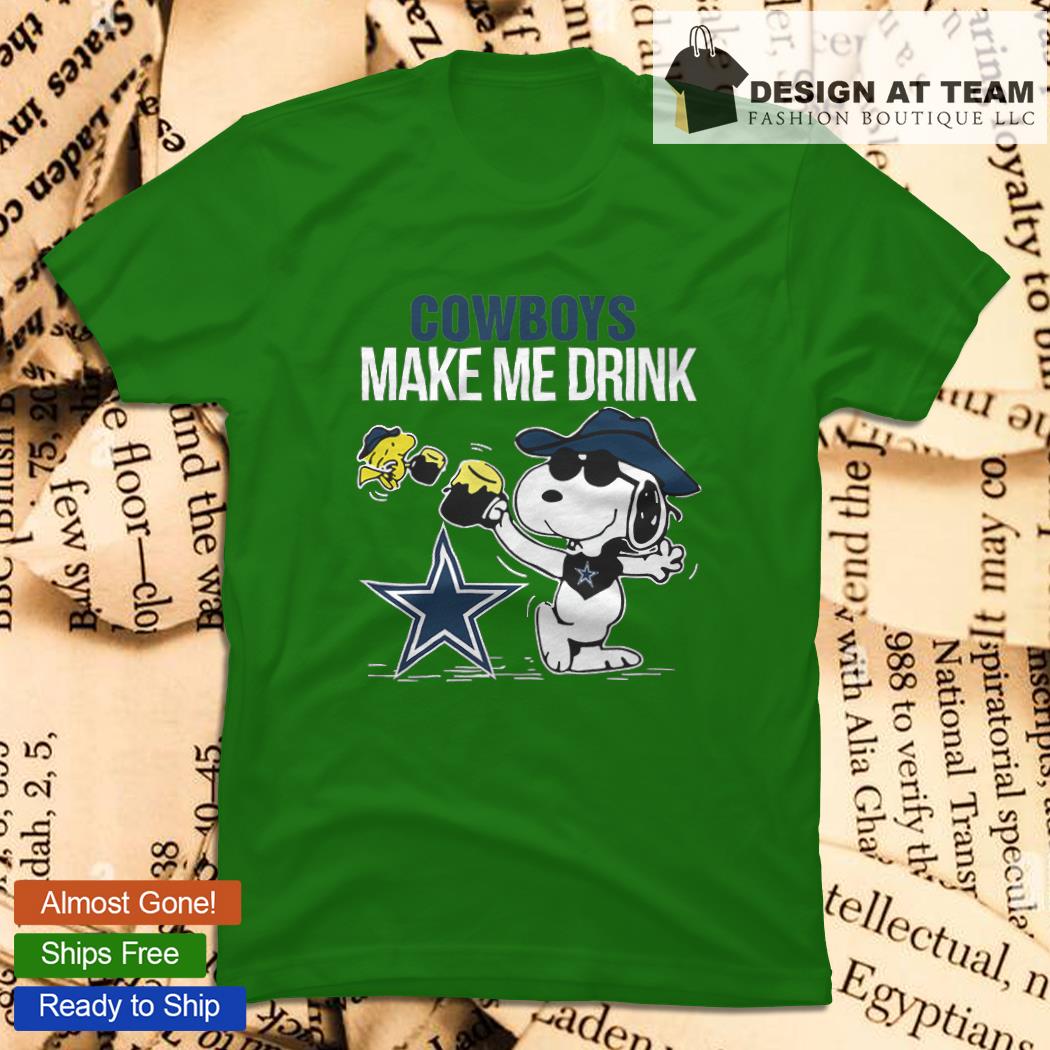 Dallas Cowboys Snoopy Make Me Drink shirt,sweater, hoodie, sweater