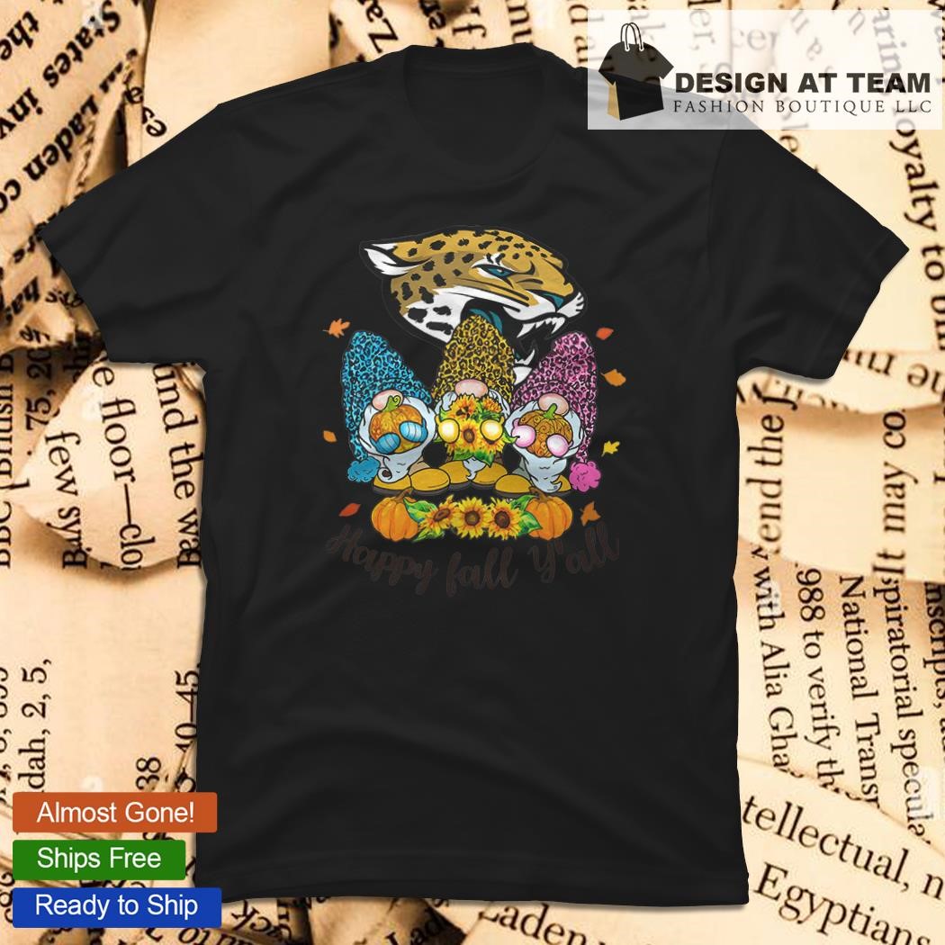 Official happy fall y'all jacksonville jaguars T-shirt, hoodie