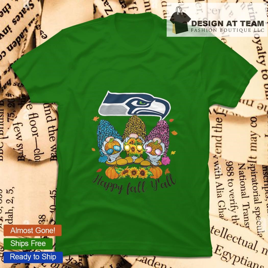 Seattle Seahawks Happy Fall Y'all shirt, hoodie, sweater, long sleeve and tank  top