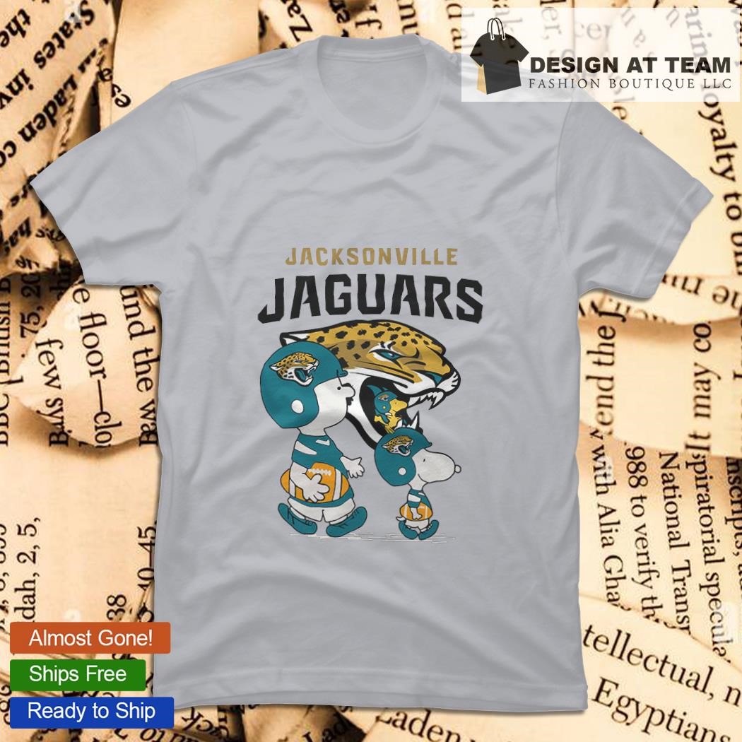 Jacksonville Jaguars Peanuts Snoopy Charlie Brown And Woodstock T