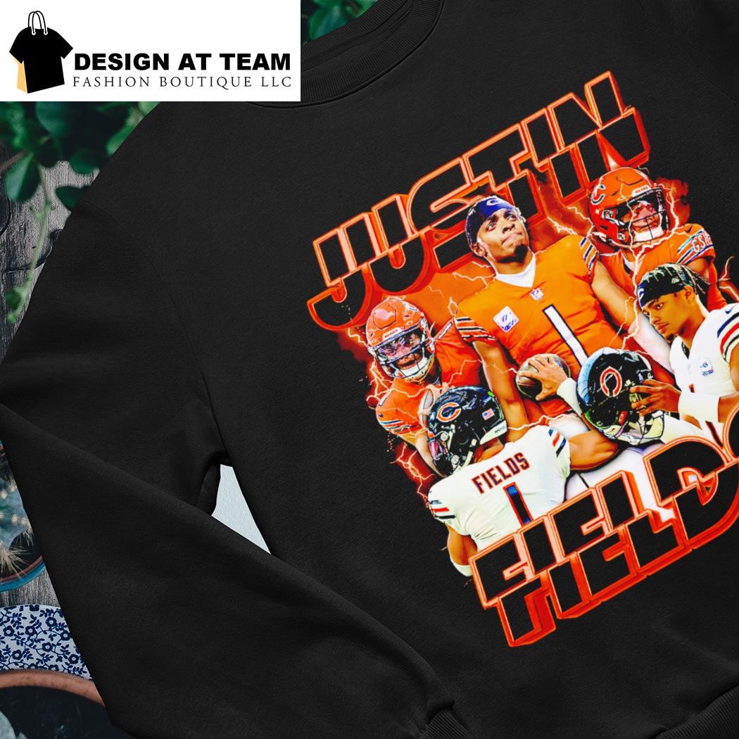 Official chicago Bears Justin Fields T-Shirt, hoodie, tank top, sweater and  long sleeve t-shirt