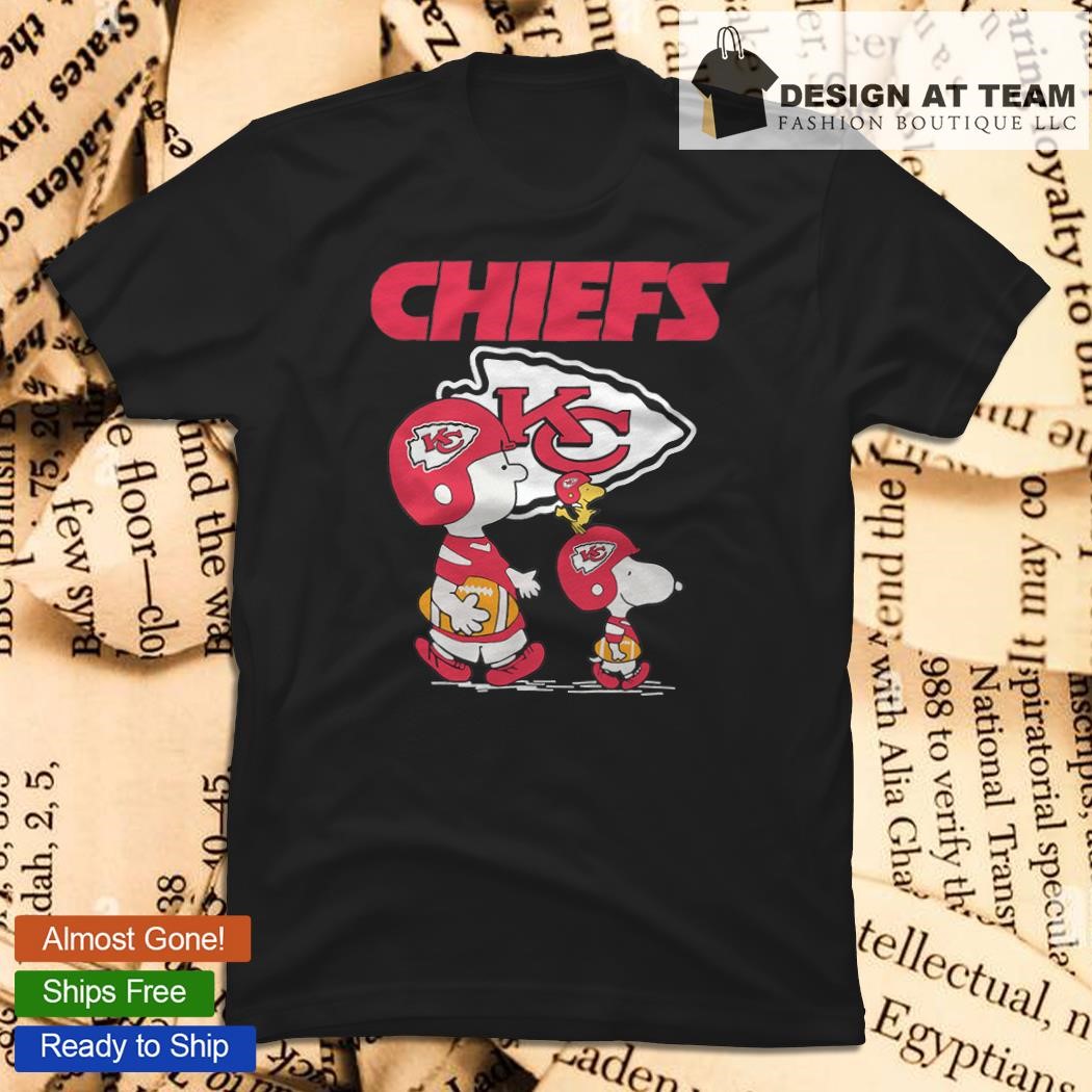 Playful Charlie Brown Peanuts Snoopy Kansas City Chiefs Jumper by