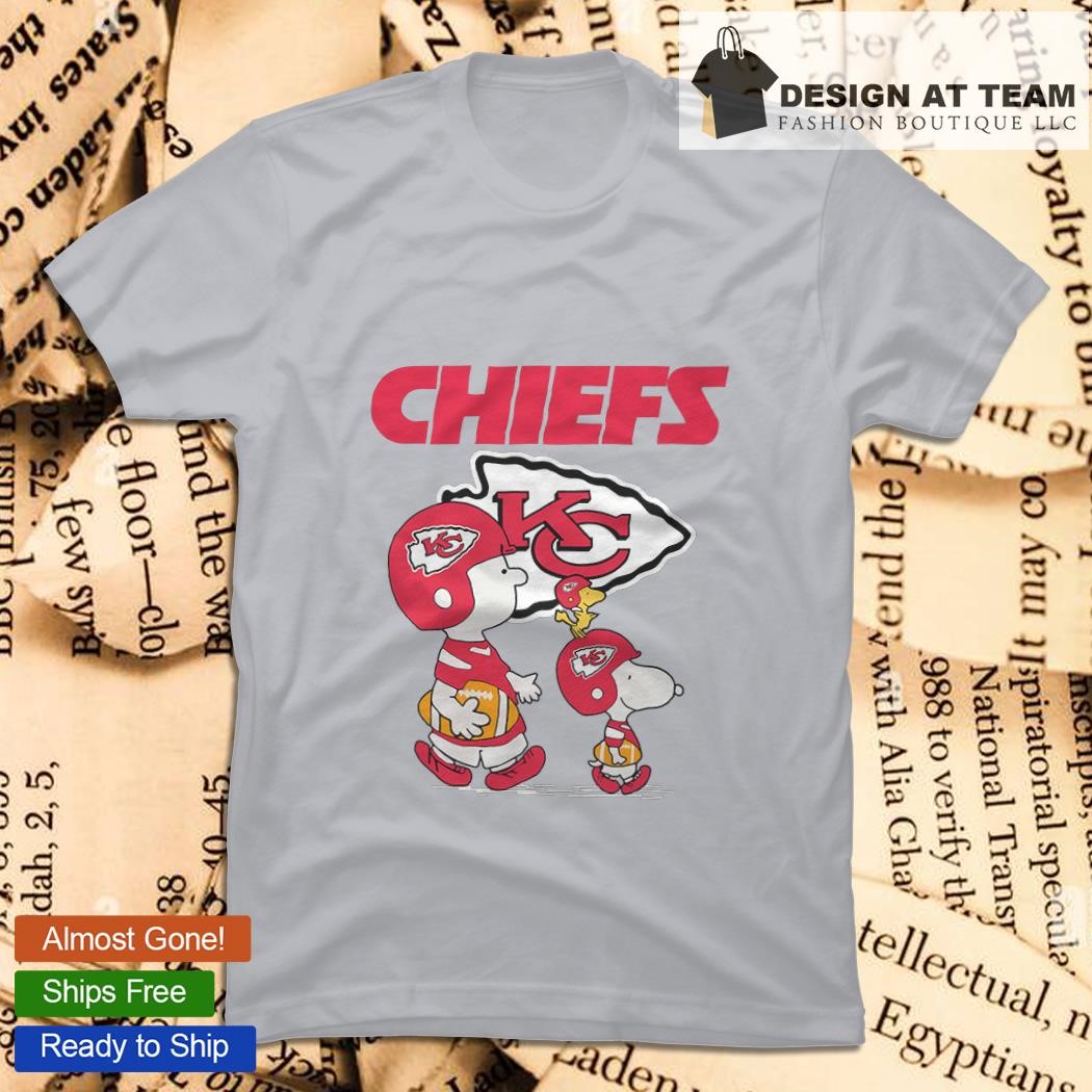 Playful Charlie Brown Peanuts Snoopy Kansas City Chiefs Jumper by