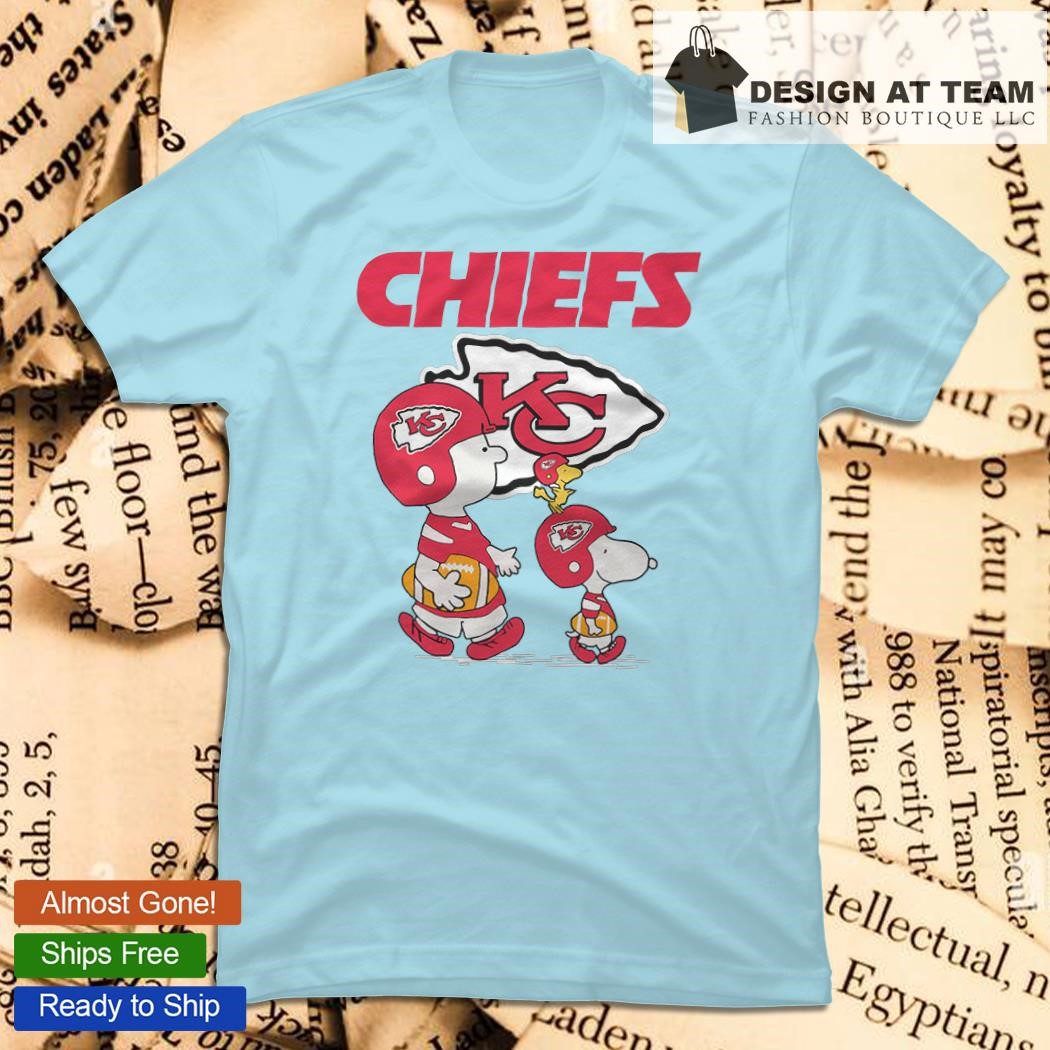 The Peanuts Cheering Go Snoopy Kansas City Chiefs Shirts