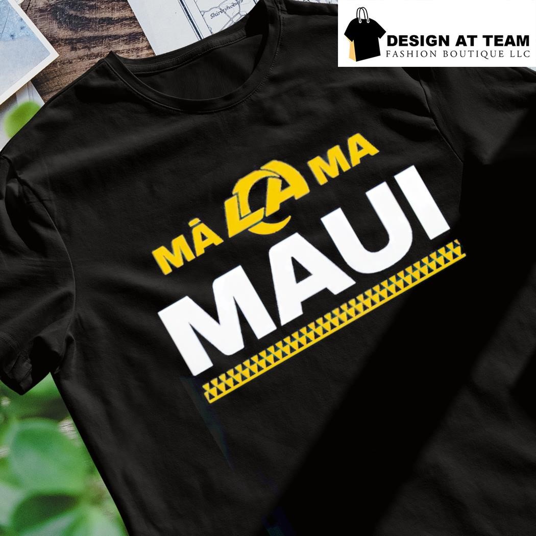 Los Angeles Rams Store Los Angeles Rams x Mãlama Maui Relief T