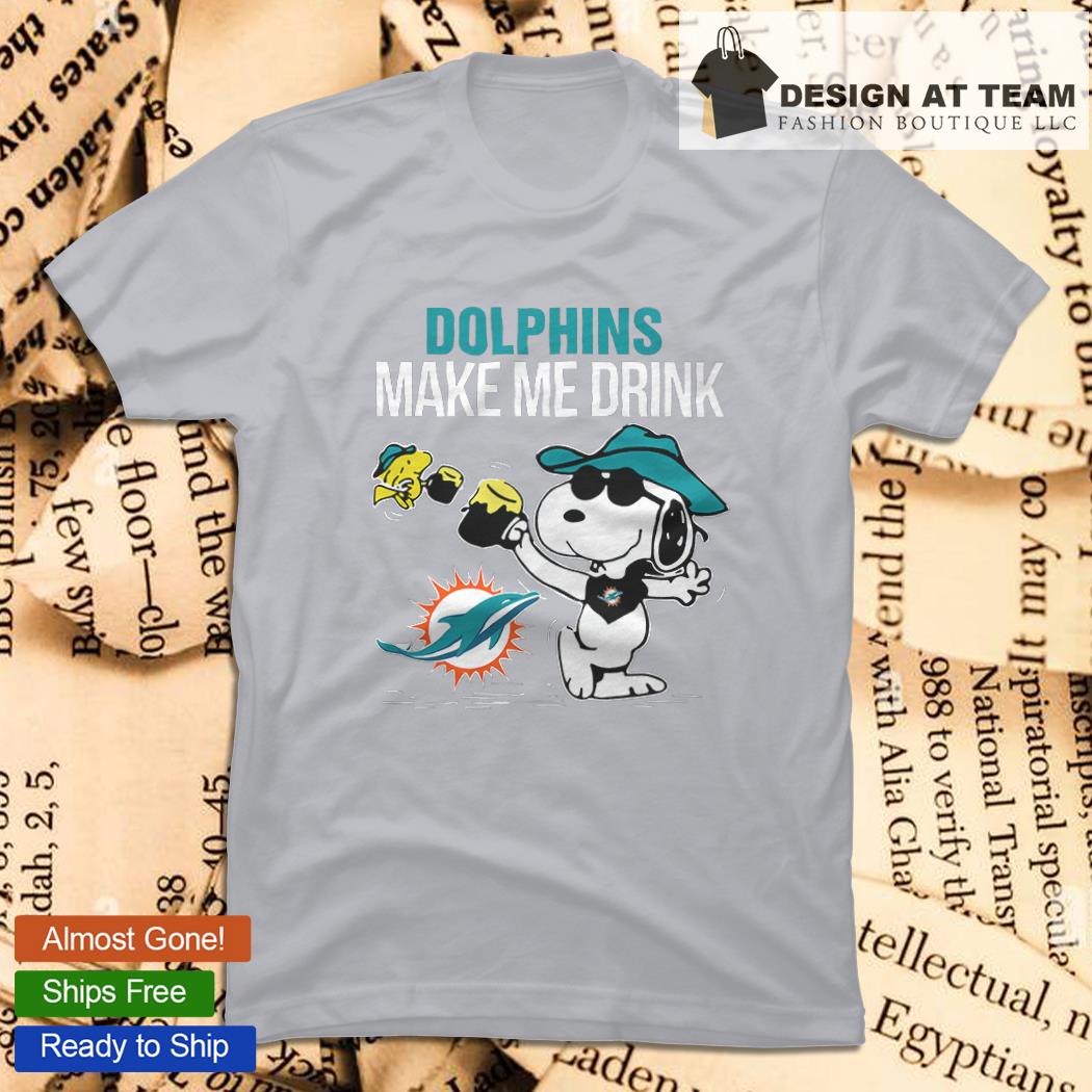 Miami Dolphins This Team Makes Me Drink T-shirt,Sweater, Hoodie, And Long  Sleeved, Ladies, Tank Top