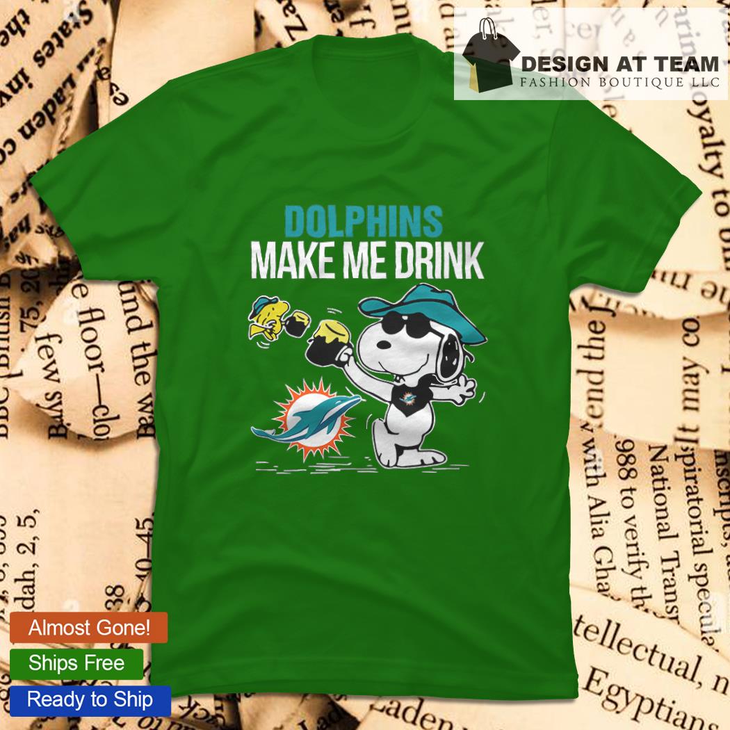 MiamI dolphins this team make me drink T-shirts, hoodie, sweater, long  sleeve and tank top