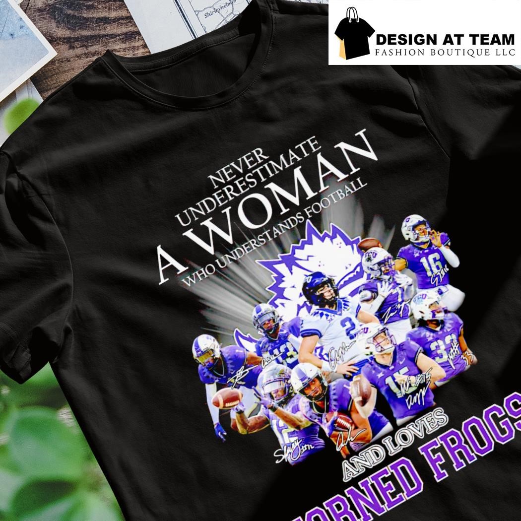 Design never underestimate a woman who understands football and