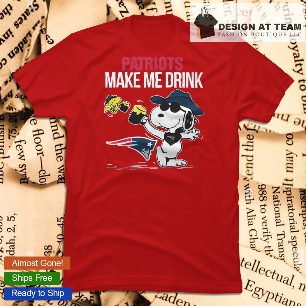 Minnesota Vikings Makes Me Drink Snoopy And Woodstock T-Shirt - T