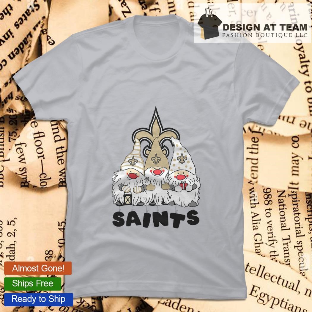 New Orleans Saints Football Gnomes Christmas 2023 Shirt