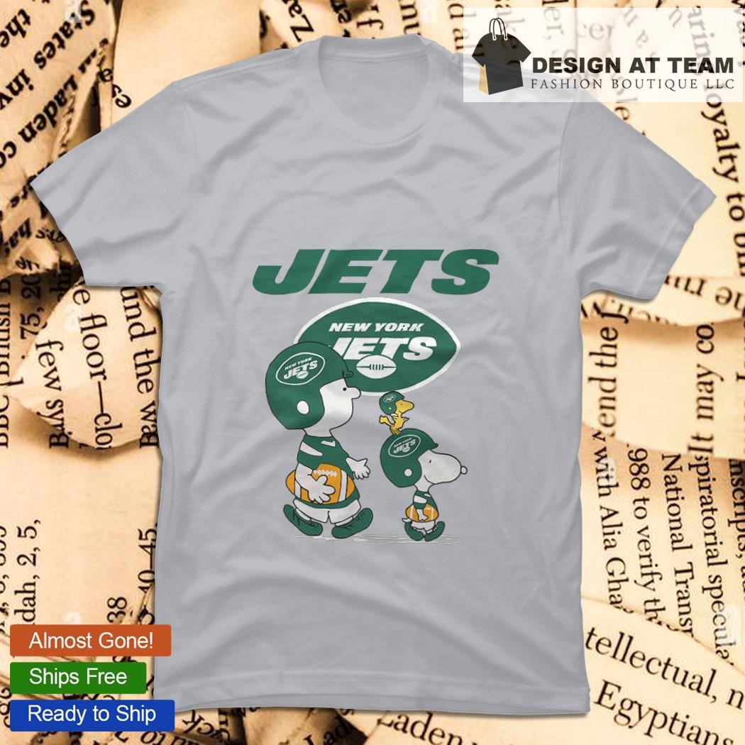 New York Jets Snoopy and Charlie Brown Peanuts shirt, hoodie, sweater, long  sleeve and tank top