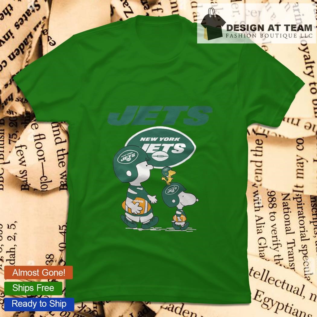 New York Jets Snoopy and Charlie Brown Peanuts shirt, hoodie, sweater, long  sleeve and tank top