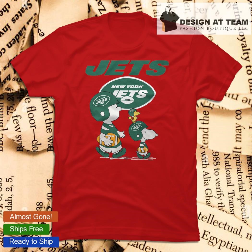 New York Jets Snoopy and Charlie Brown Peanuts shirt, hoodie, sweater, long  sleeve and tank top