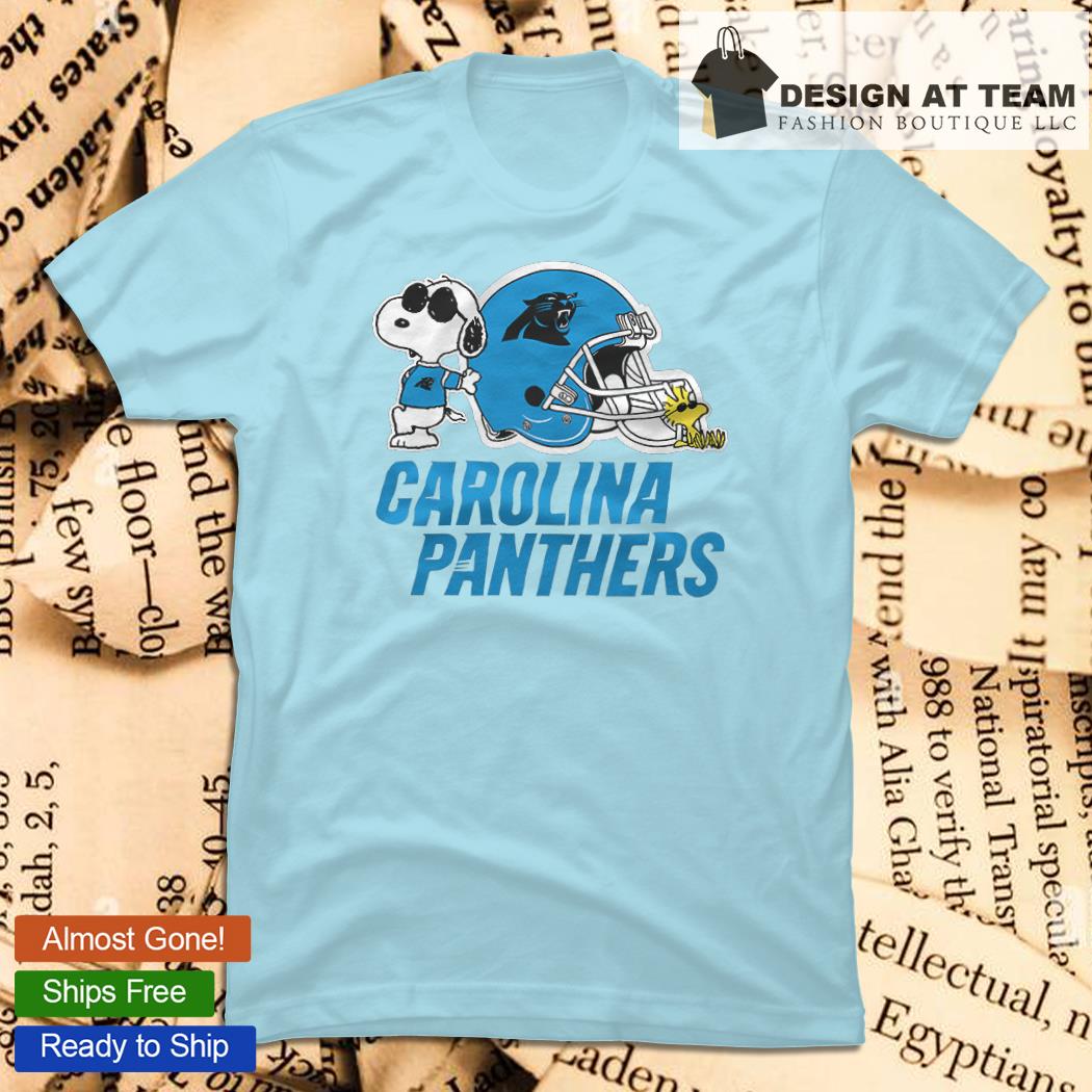 Carolina Panthers Snoopy Tshirt A Happy Christmas NFL Tee Shirts S-3XL