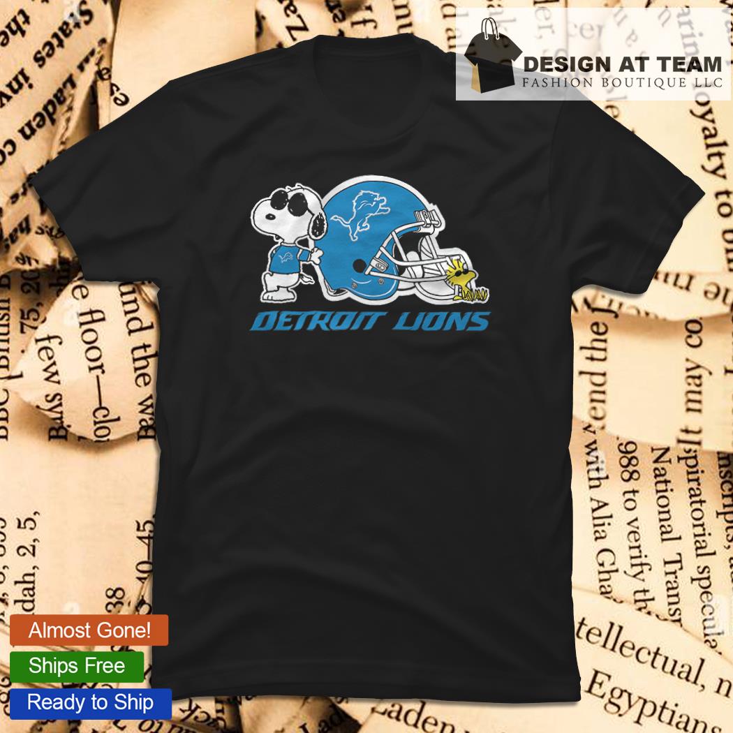 Joe Cool Snoopy Detroit Lions T-Shirt - T-shirts Low Price