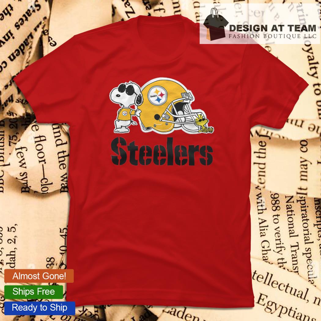 Pittsburgh Steelers Snoopy And Woodstock Football Helmet Logo Shirt,  hoodie, sweater, long sleeve and tank top