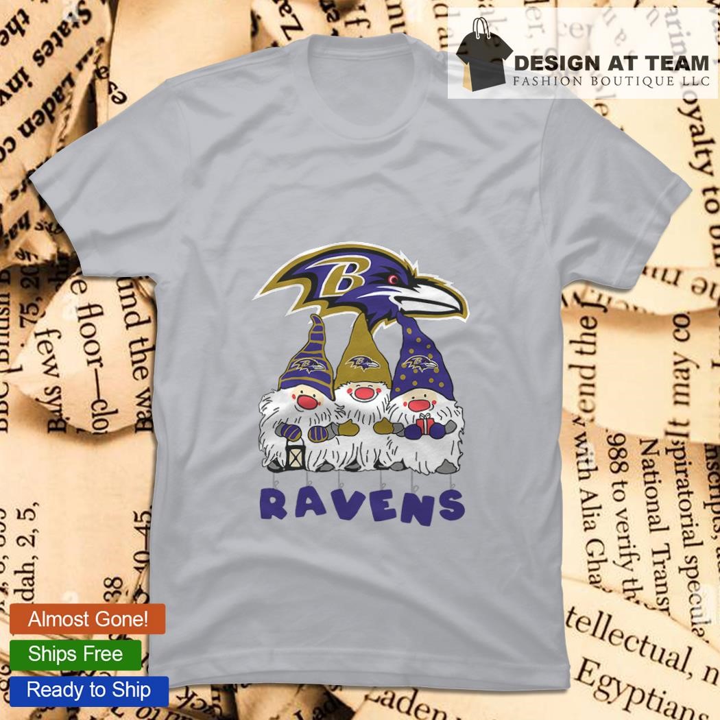 The Gnomes Baltimore Ravens Christmas 2023 T-shirt, hoodie, sweater, long  sleeve and tank top