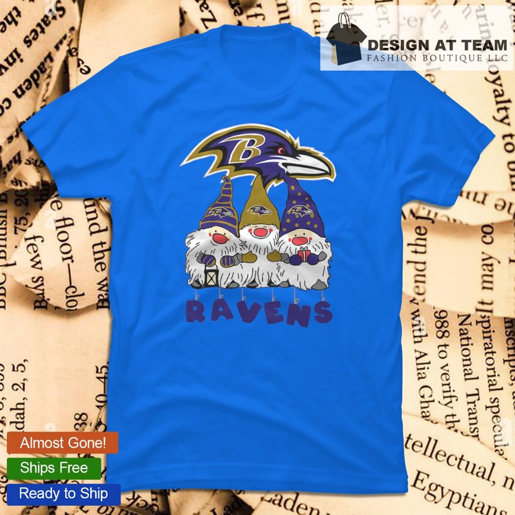 The Gnomes Baltimore Ravens Christmas 2023 T-shirt, hoodie, sweater, long  sleeve and tank top