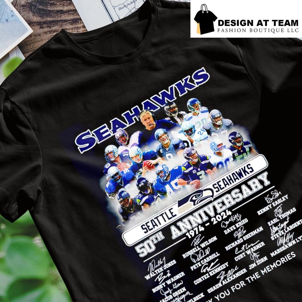 Seattle Seahawks Legends Players Signatures 2023 T-shirt,Sweater, Hoodie,  And Long Sleeved, Ladies, Tank Top