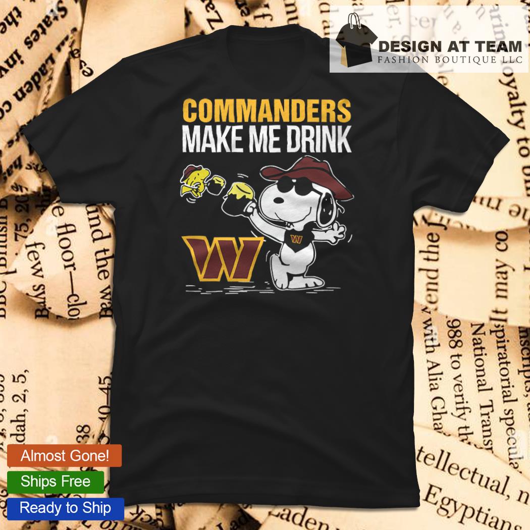 Washington Commanders Snoopy And Woodstock Shirt