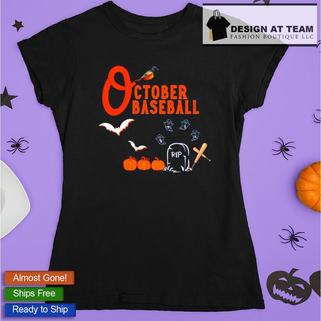 Baltimore Orioles Celebratory October Baseball Shirt, Rip Al East