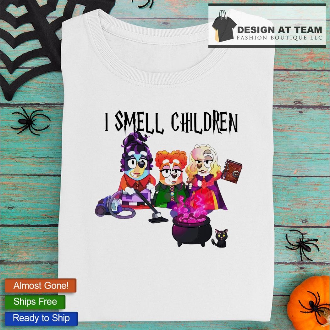 I Smell Children Bluey Halloween Shirt, Bluey Bingo Hocus Pocus