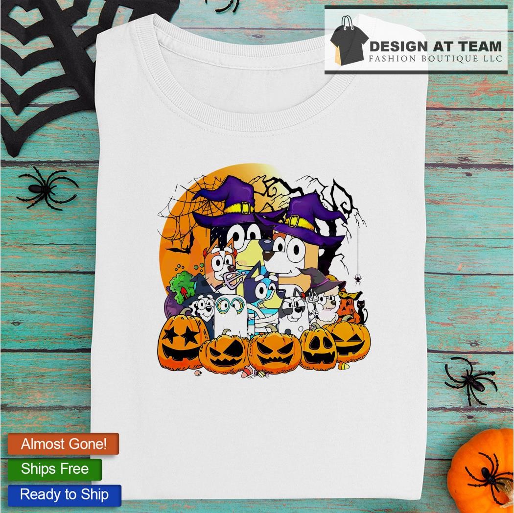 Bluey Dog, Halloween Trick Or Treat T-shirt - Ink In Action