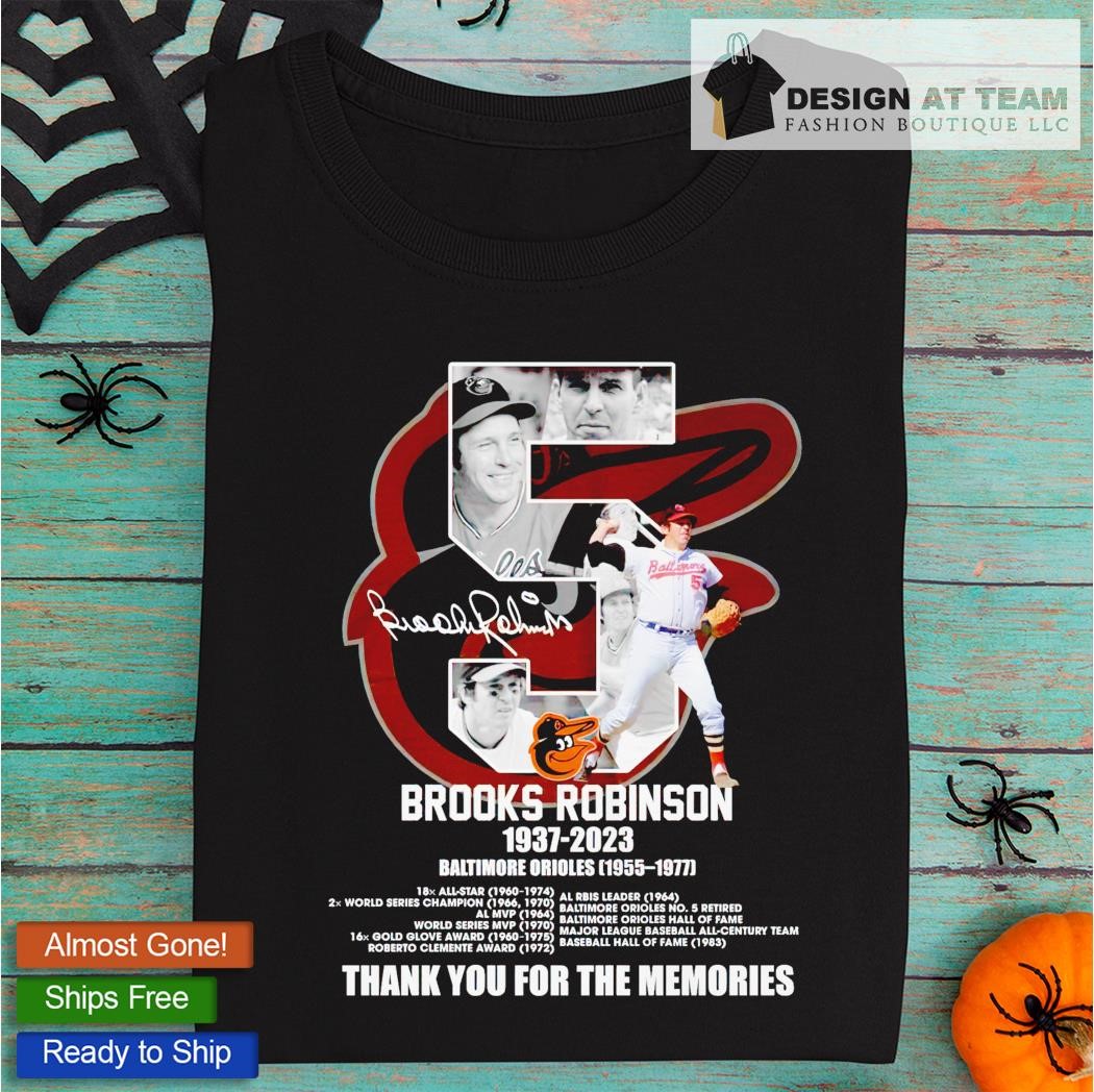 Thank You Brooks Robinson Baltimore Orioles 1937-2023 Signature Shirt,  hoodie, sweater, long sleeve and tank top