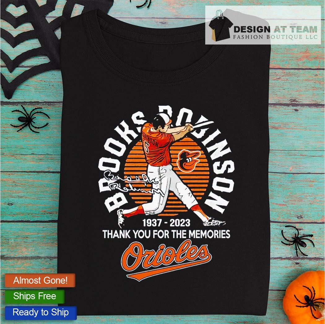 Brooks Robinson Thank You For The Memories 1937 2023 Signature Shirt