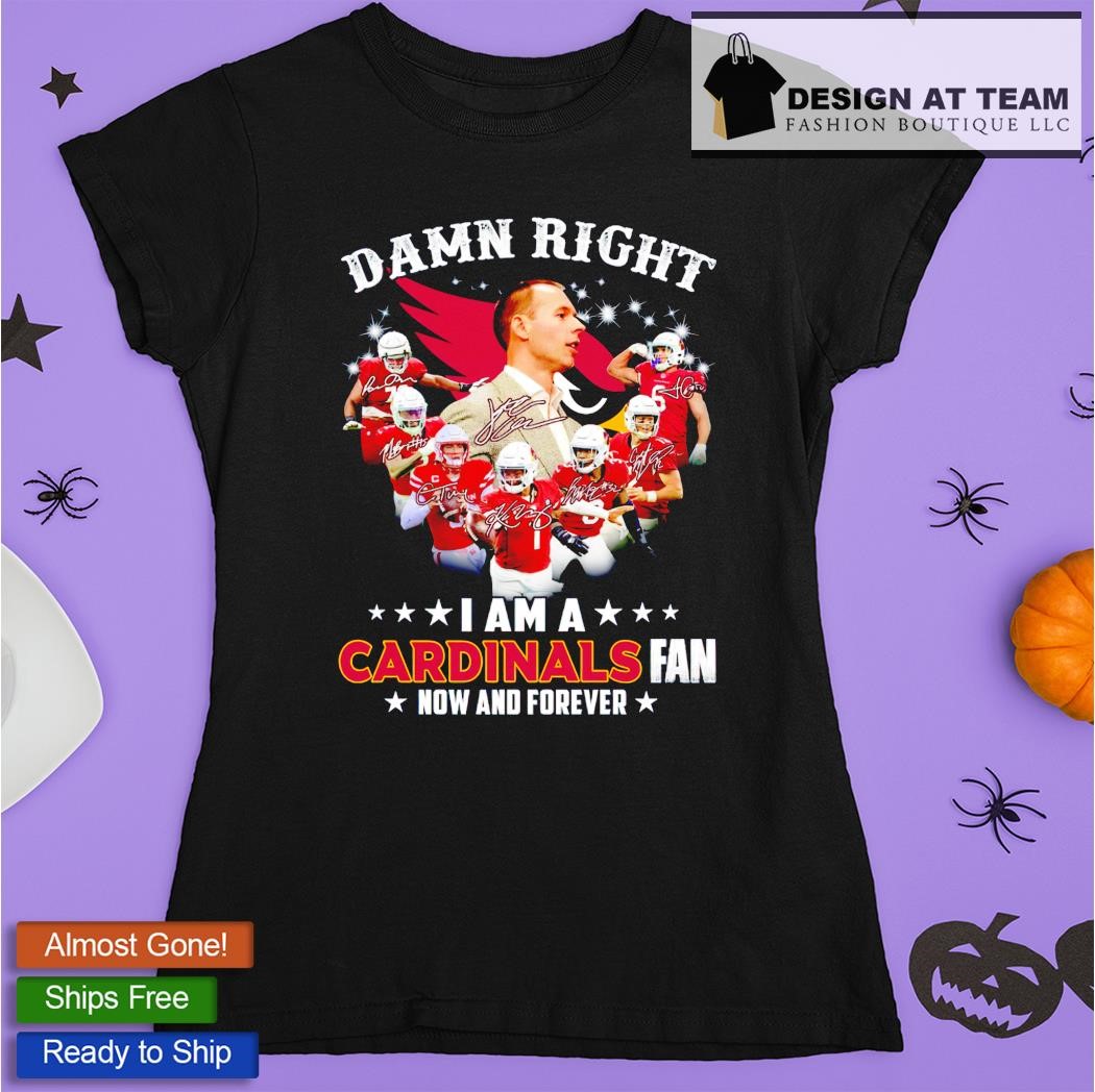 Damn Right I Am Arizona Cardinals Fan Win Or Lose Shirt - ShirtsOwl Office