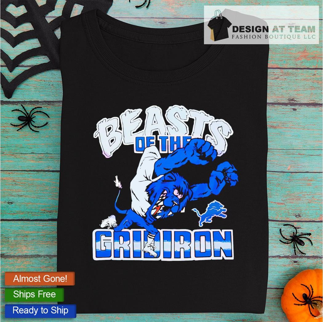 Official detroit Lions Beasts Of The Gridiron T-Shirts, hoodie, tank top,  sweater and long sleeve t-shirt