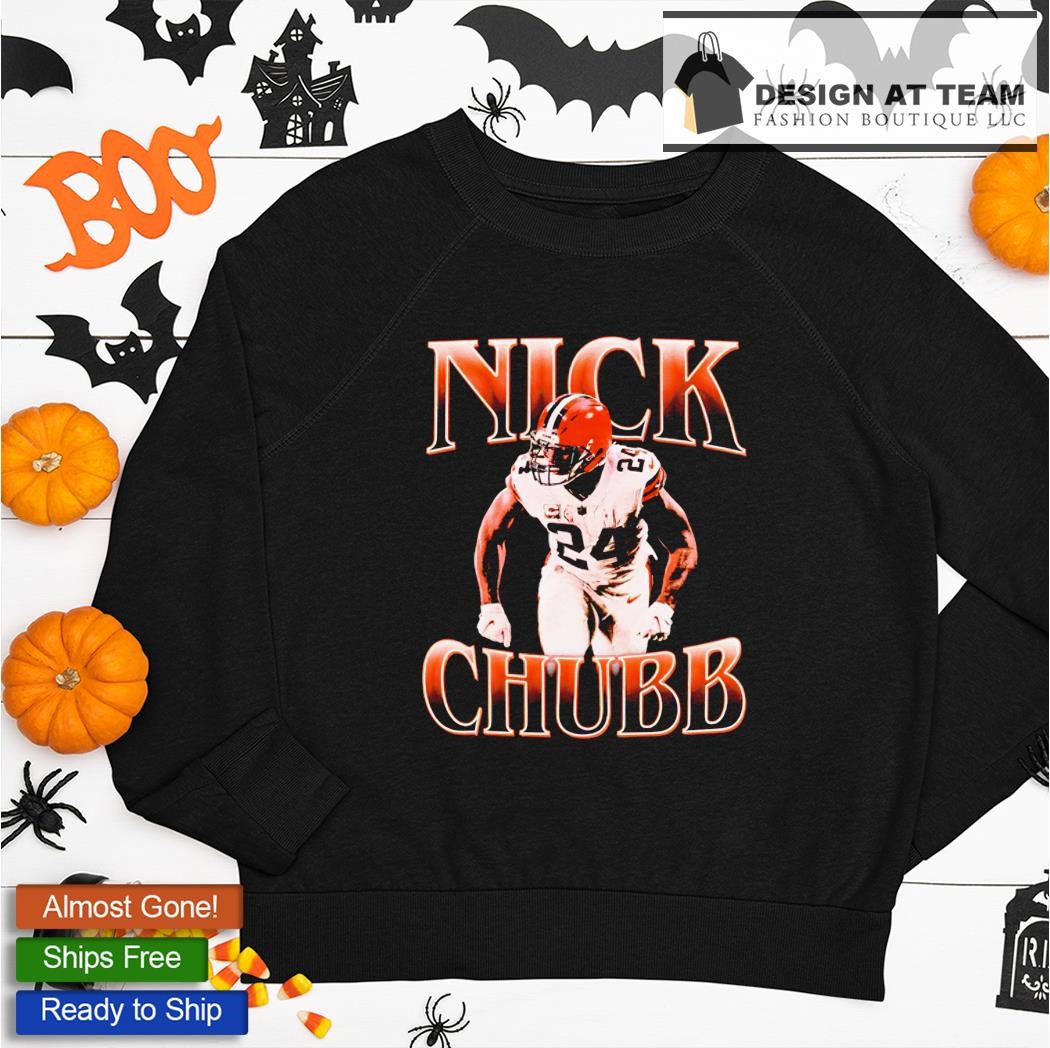 Nick Chubb Cleveland Browns retro shirt, hoodie, sweater, long