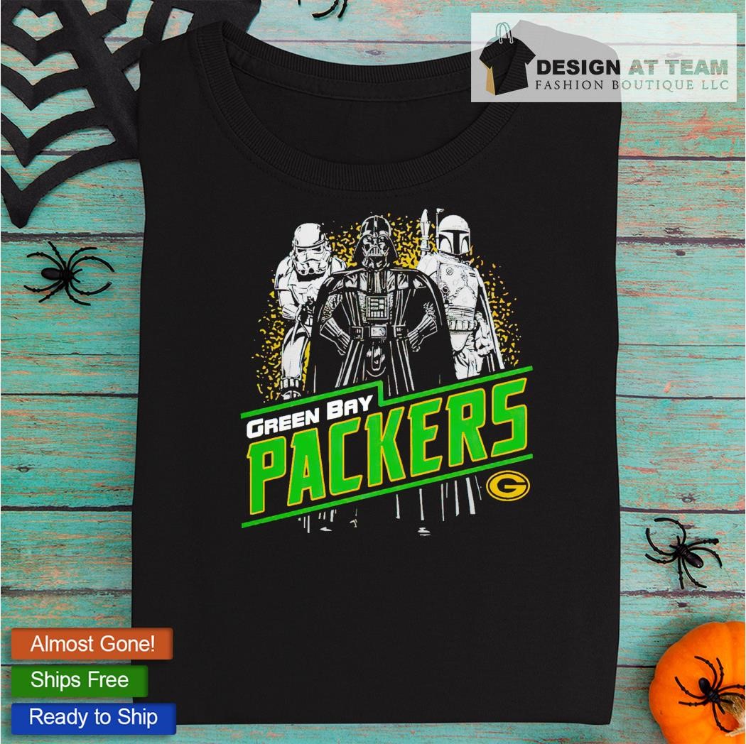 Green bay packers junk food empire Star wars shirt, hoodie, sweater, long  sleeve and tank top