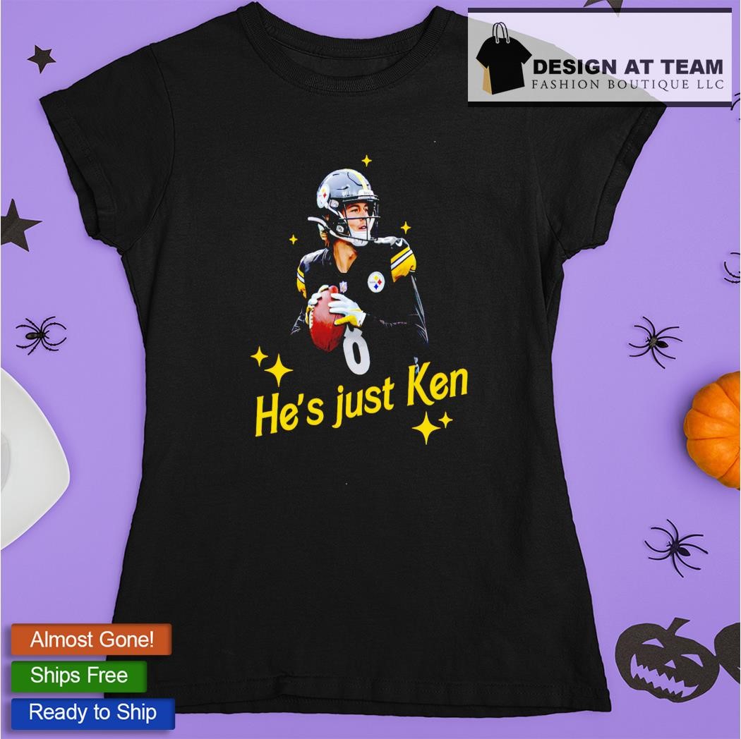 He's Just Ken Pink Unisex T-Shirt Kenny Pickett Pittsburgh Steelers - iTeeUS