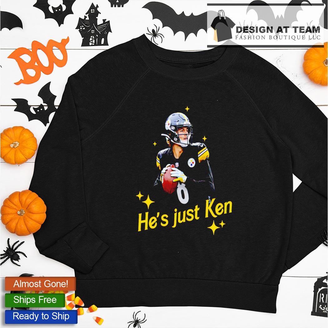 He's Just Ken Pink Unisex T-Shirt Kenny Pickett Pittsburgh Steelers - iTeeUS