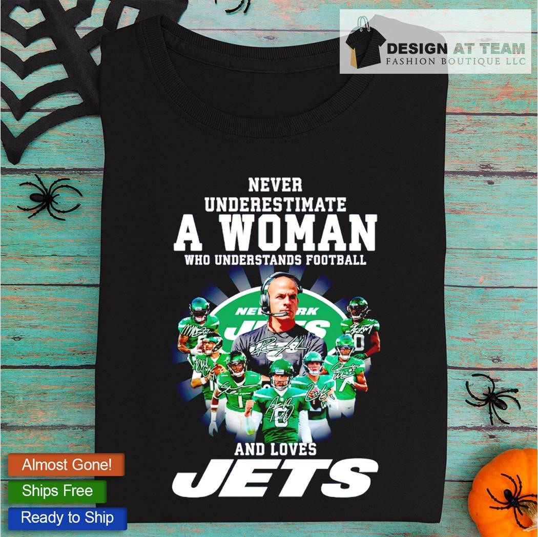 Never Underestimate A Dad Who Is Also A New York Jets Fan T-Shirt – Lesgusa