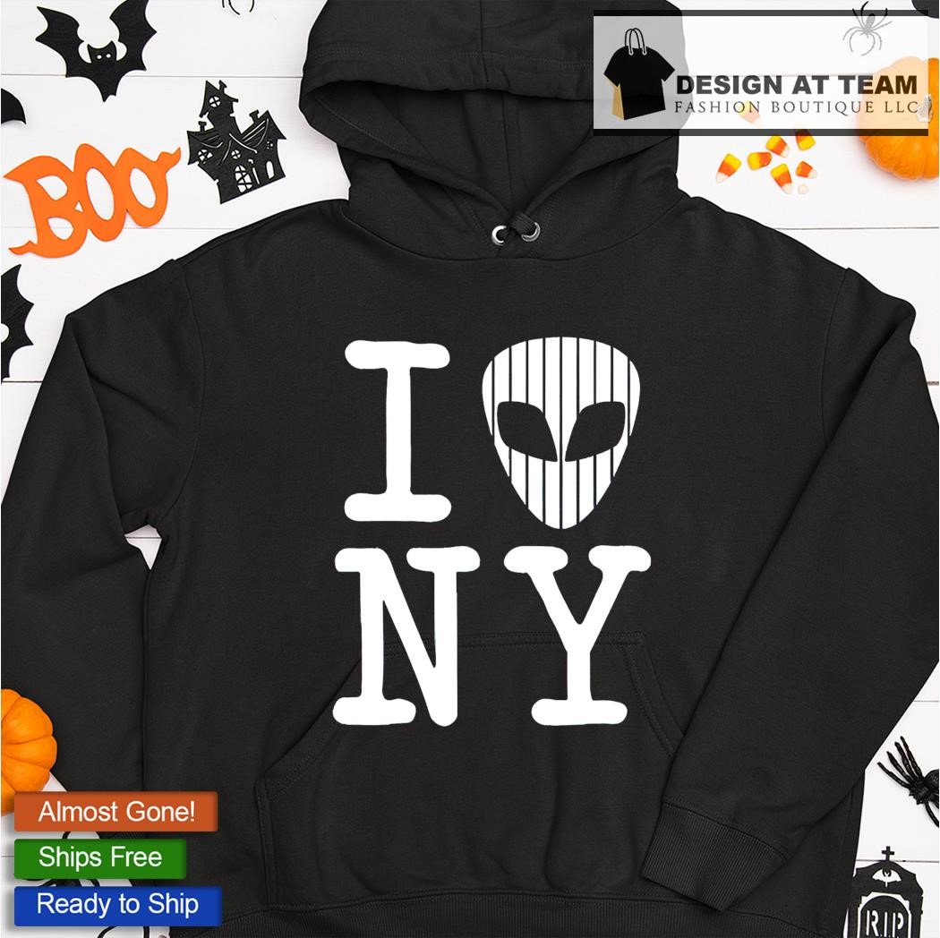 Clothing I Love NY Gray Hooded Sweatshirt