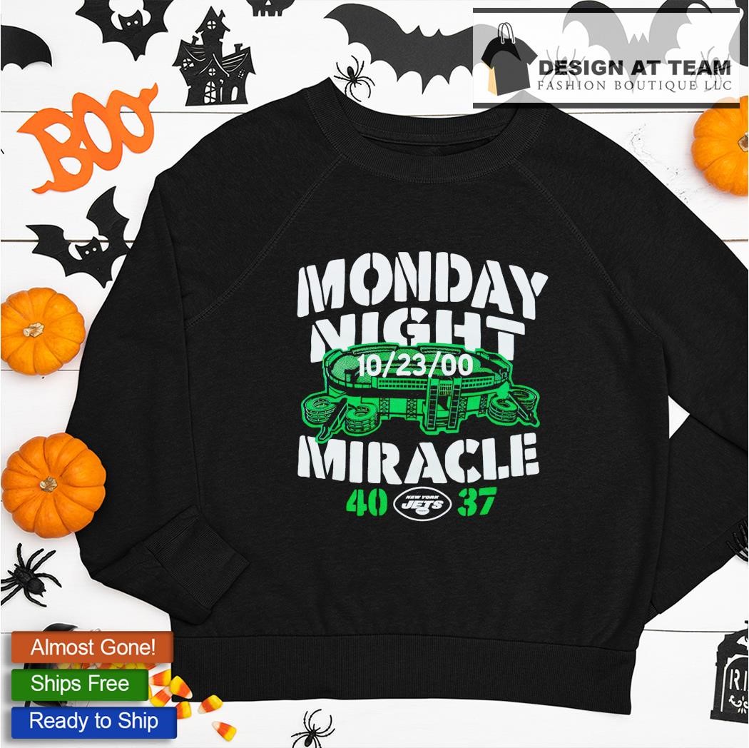 Official Homage Store New York Jets Monday Night Miracle Shirt, hoodie,  sweater, long sleeve and tank top