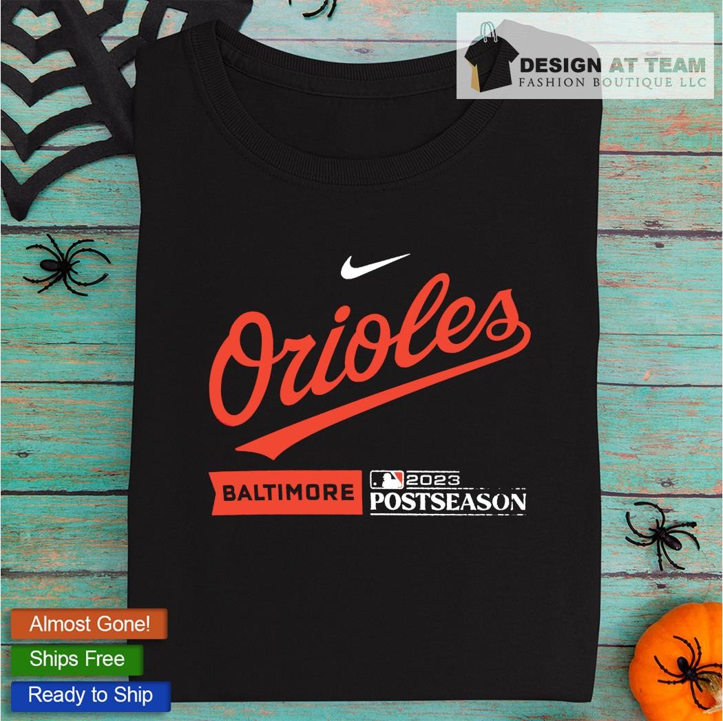 Nike Women's Baltimore Orioles Black Team T-Shirt