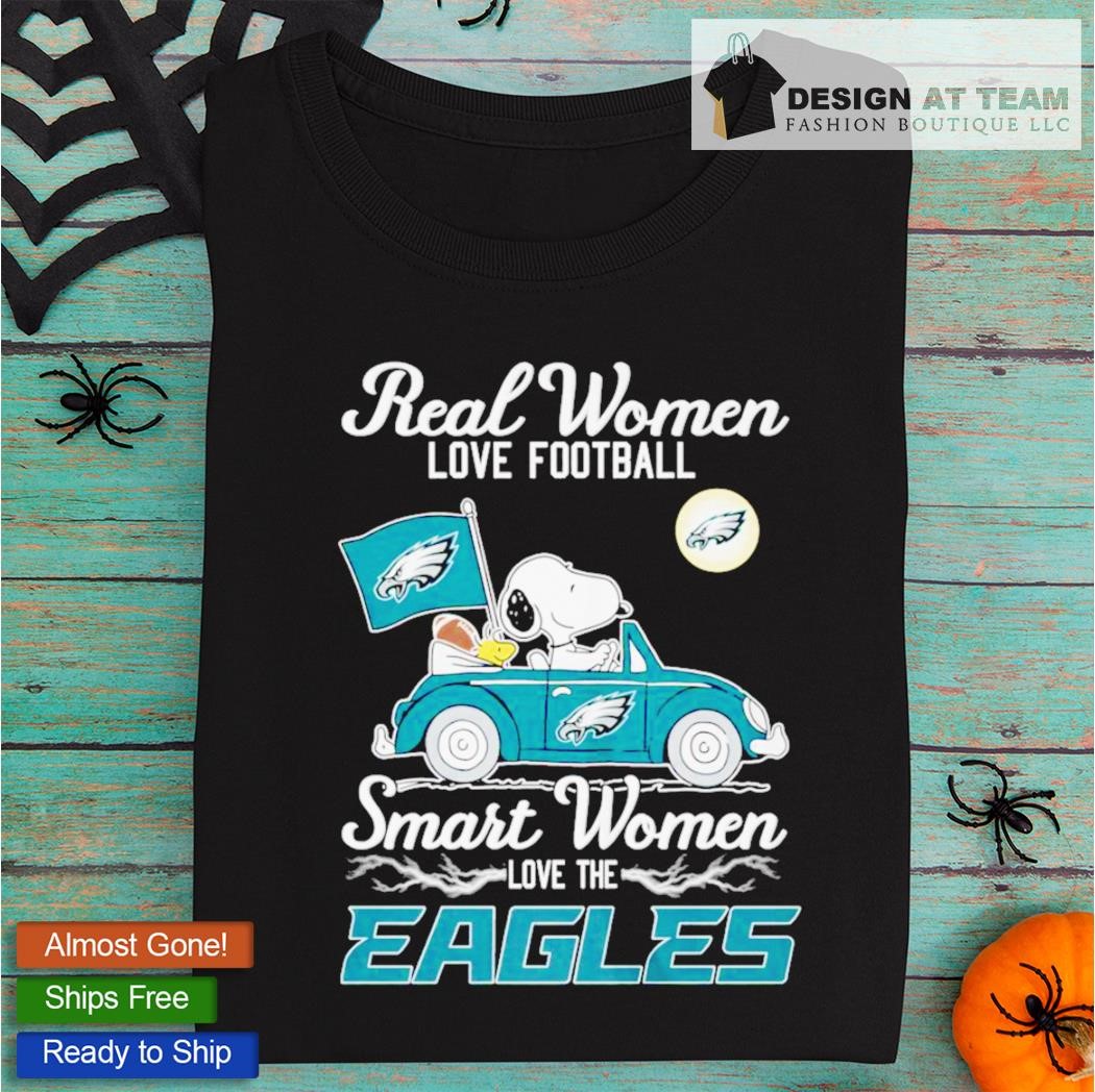 : Real Women Love Football Smart Women Love The Eagles Fan Woman  T Shirt M Forest Green : Clothing, Shoes & Jewelry