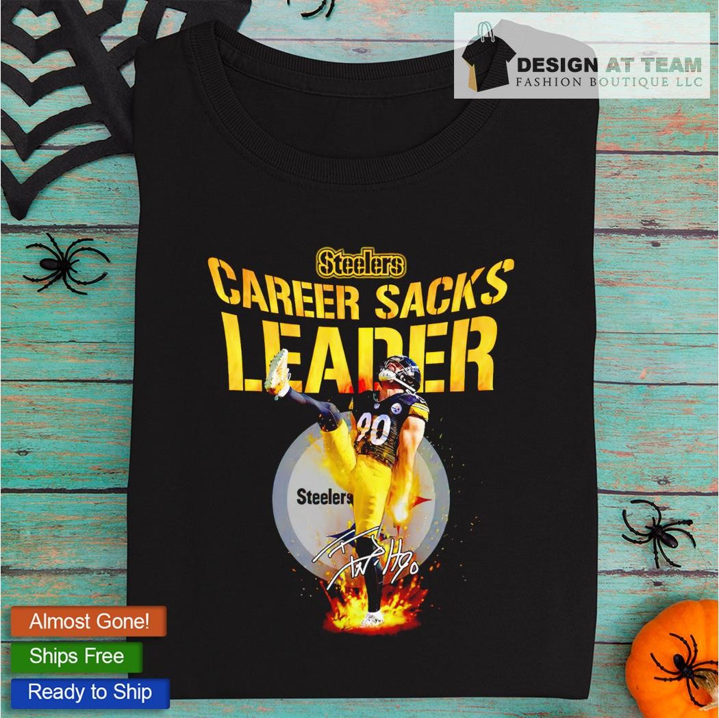 Pittsburgh Steelers Career Sacks Leader T.j. Watt Signature Shirt