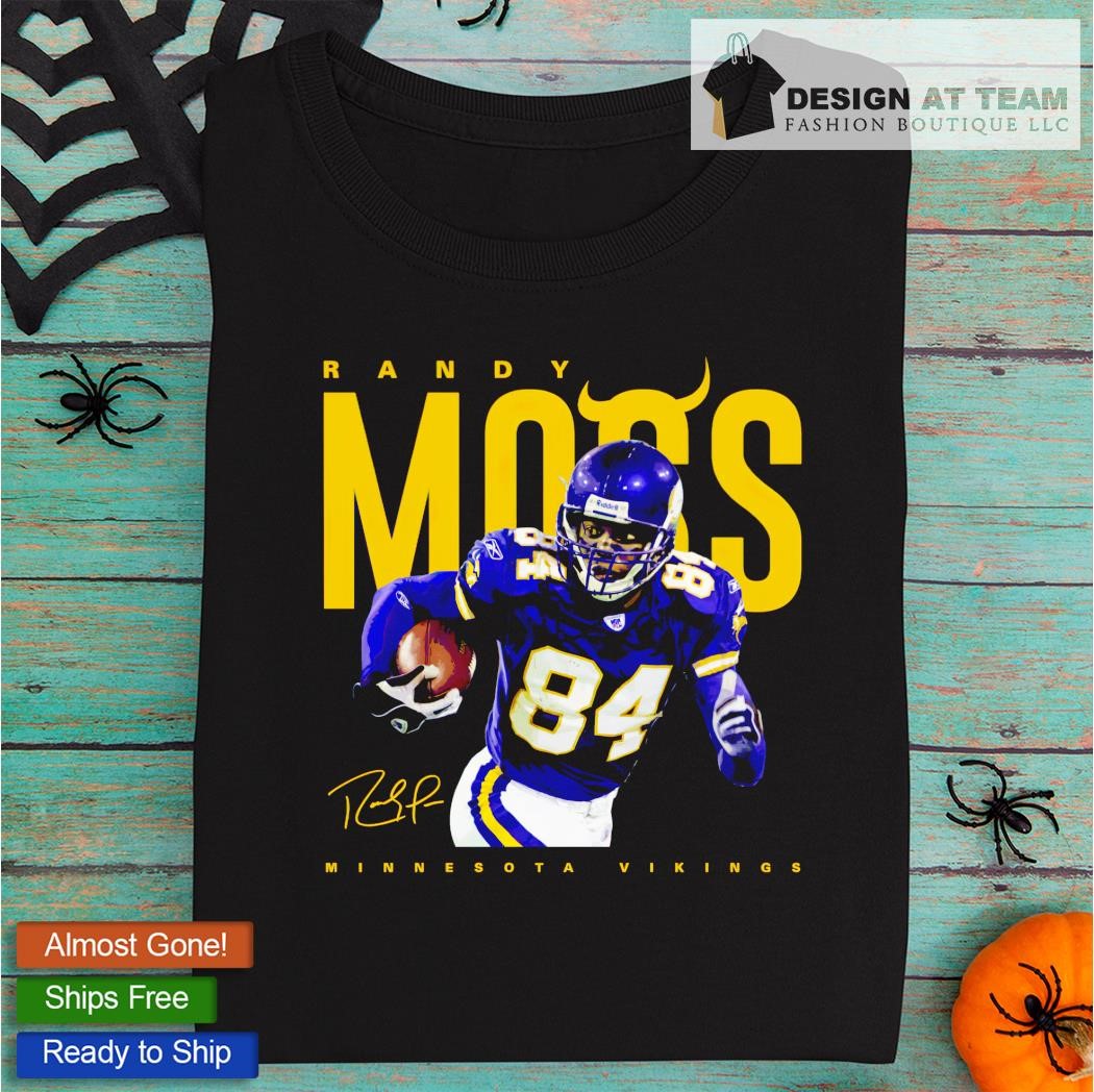 Minnesota Vikings Randy Moss Cotton S-3XL Unisex Tee Shirt