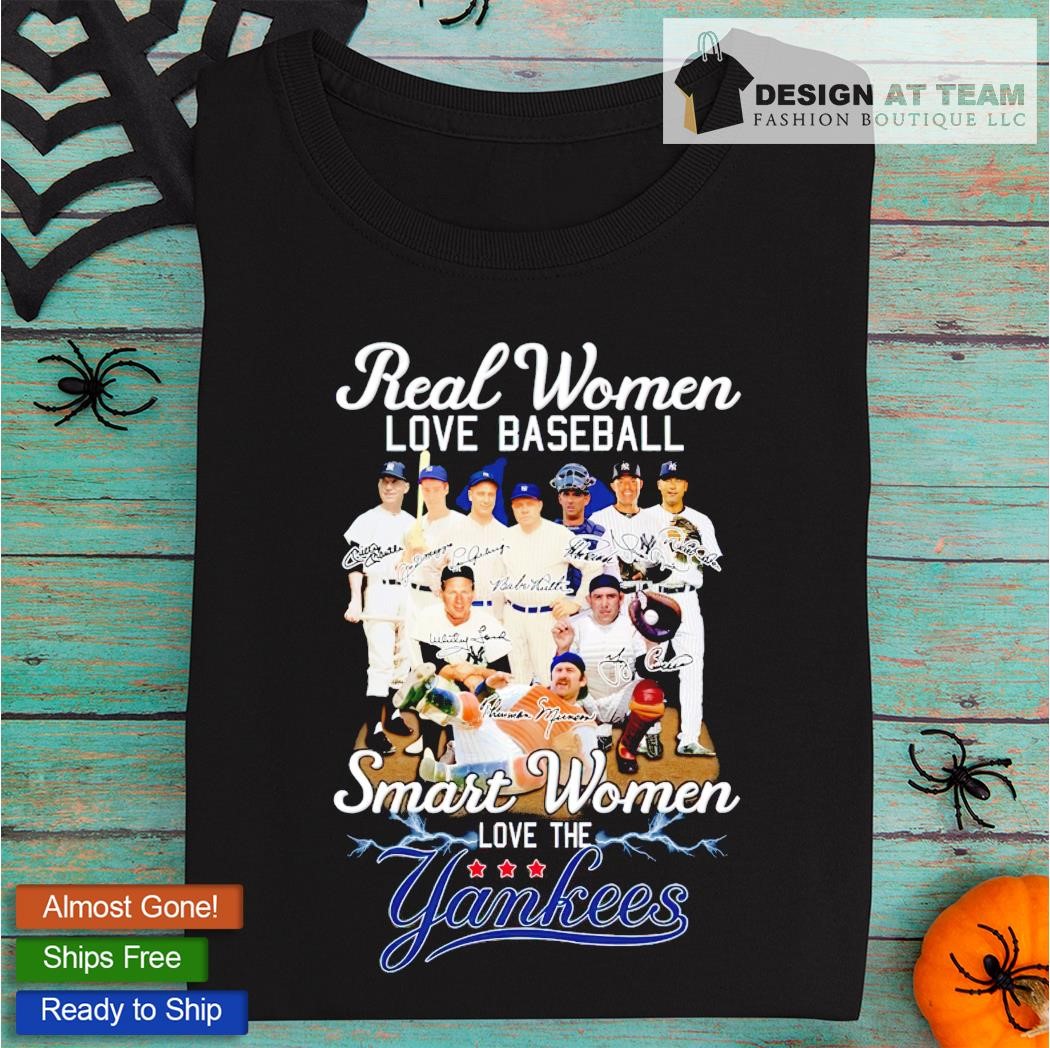 Real Women Love Baseball Smart Women Love The Dodgers Shirt - High-Quality  Printed Brand