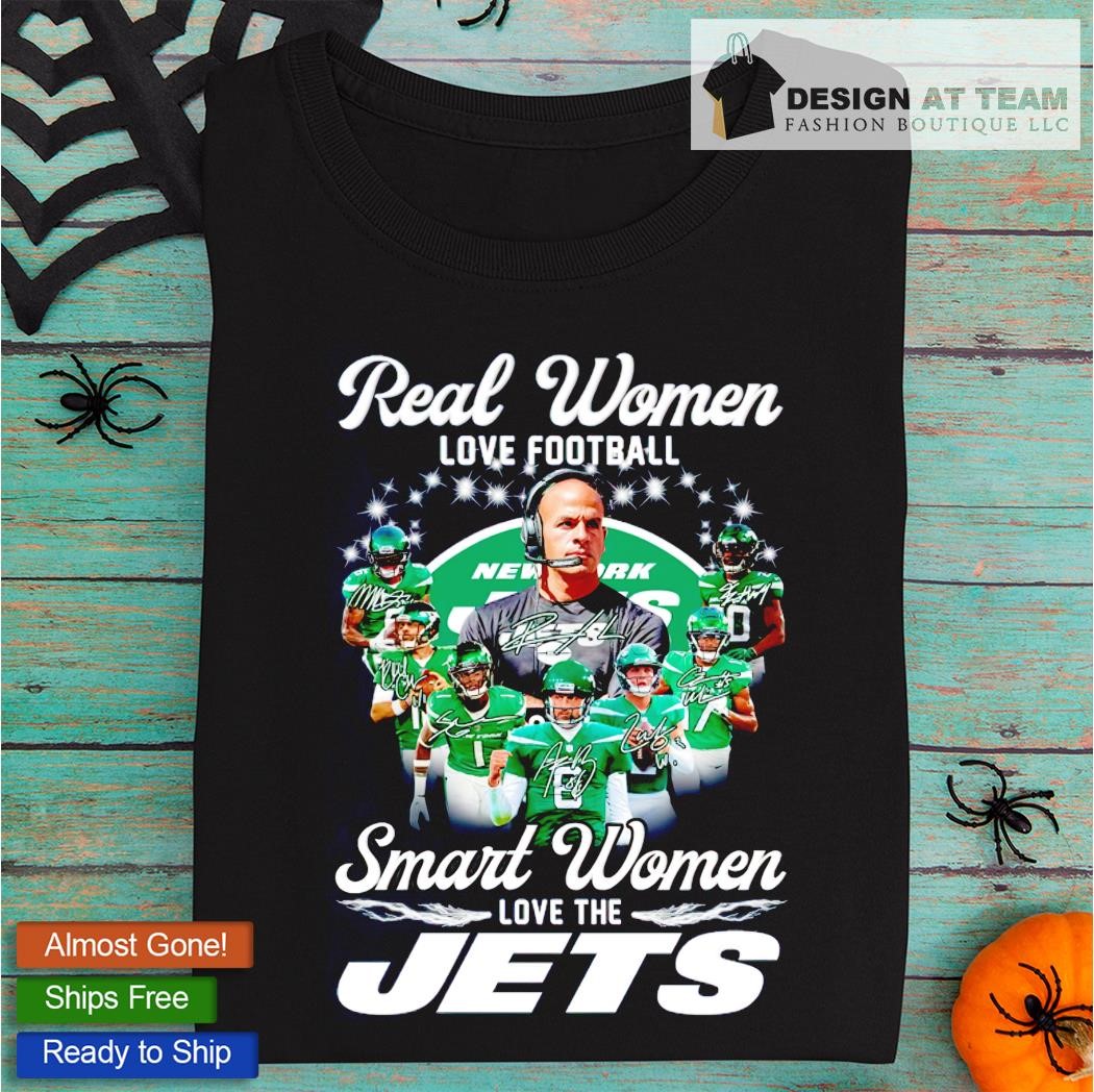 Real Women Love Football Smart Women Love The New York Jets Heart