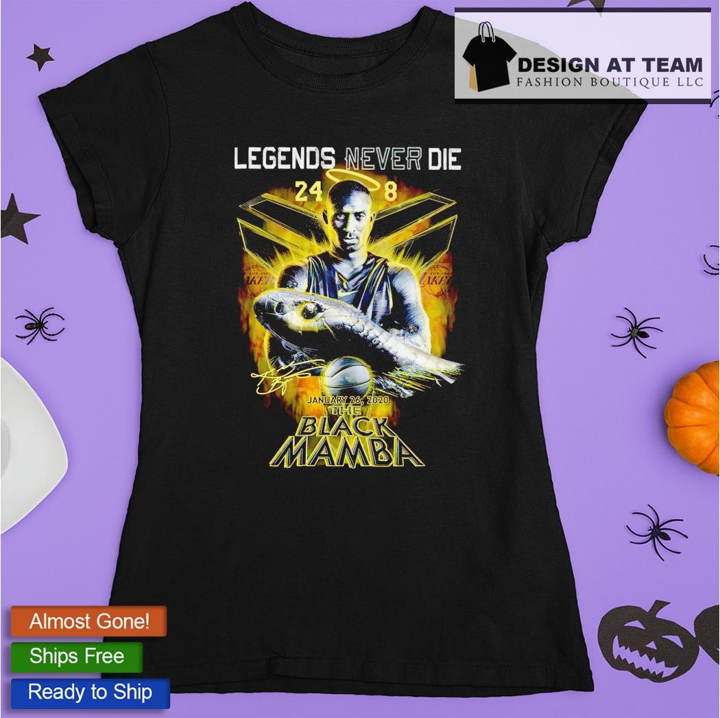 Legends Never Die January 26 2020 The Black Mamba T-Shirt