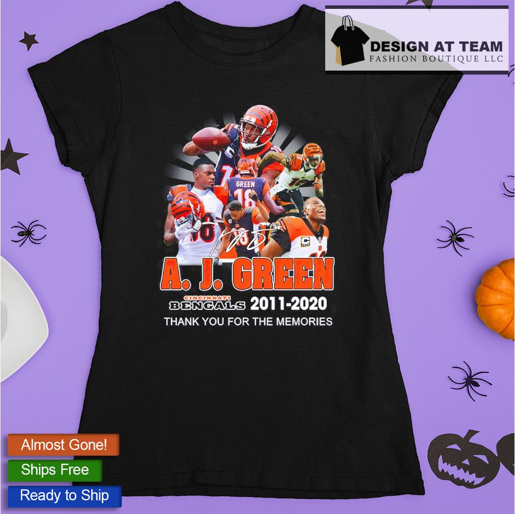 Cincinnati Bengals A. J. Green 2011 – 2020 Thank You For The