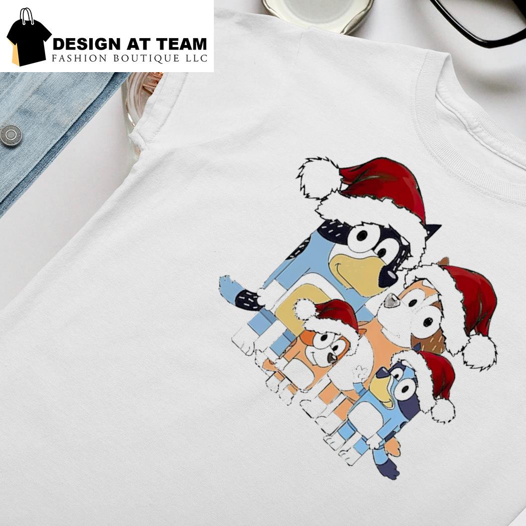 Bluey And Bingo Family Christmas T-Shirt