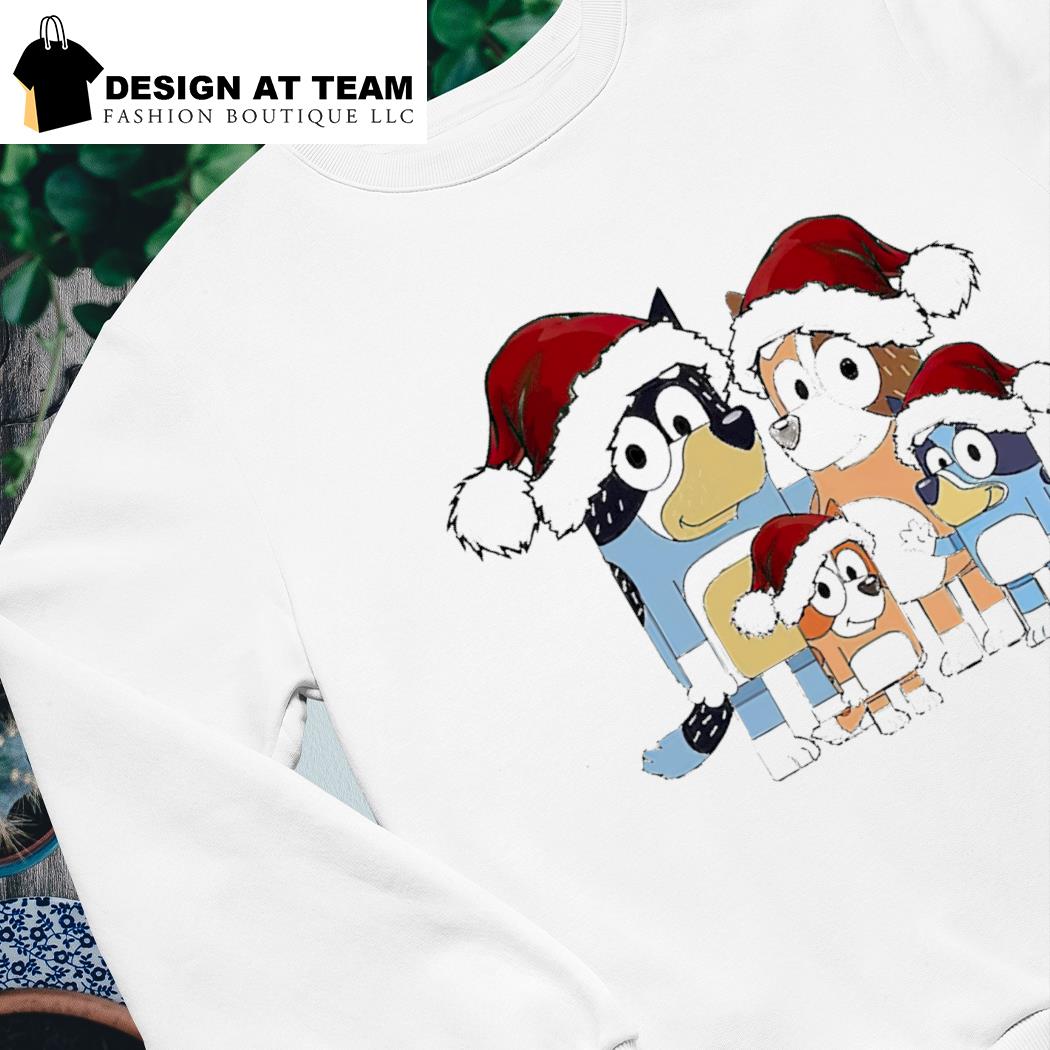 Bluey Christmas Sweatshirt, Bluey And Bingo Xmas Tee, Bluey Family  Christmas Shirt, Bluey Family Shirt